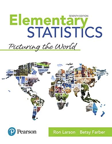 Elementary Statistics: Picturing the World (4th Edition) PDF Doc